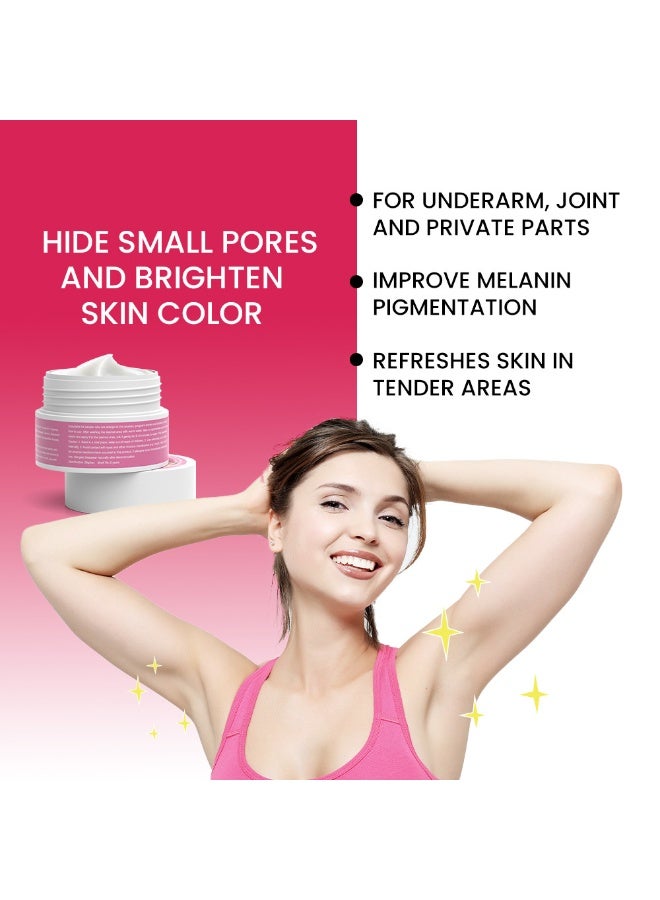 Sumifun Brightening Cream 30g for Sensitive Areas, Underarm, Elbow, Knee and Inner Thigh Use, Designed to Improve Skin Tone, Hydration and Appearance of Dark Spots - Image 3